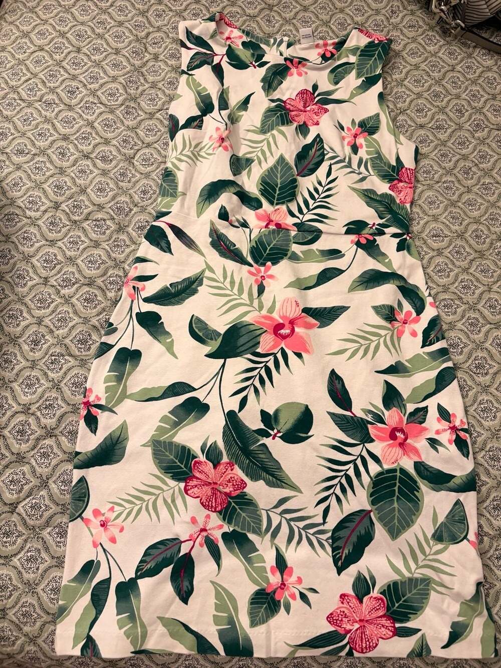 Old Navy Women's Tropical Floral Sleeveless Sheath Dress